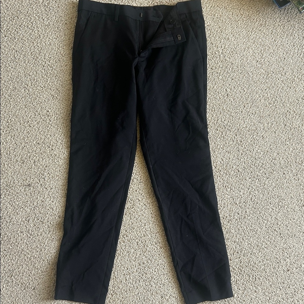 Express Black Men's Dress Pants - Slim Straight